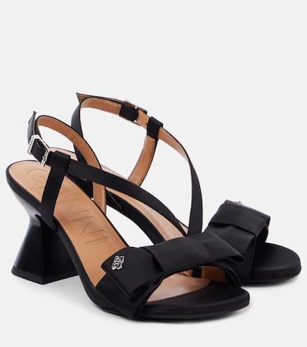 Ganni Bow-detail slingback pumps - Ganni - Modalova