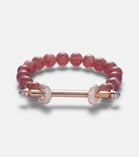 Chakra 18kt rose gold bracelet with gemstones - Ananya - Modalova