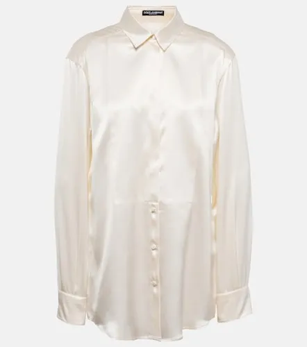 Camisa de seda con paneles - Dolce&Gabbana - Modalova