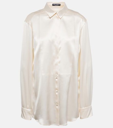 Camisa de seda con paneles - Dolce&Gabbana - Modalova