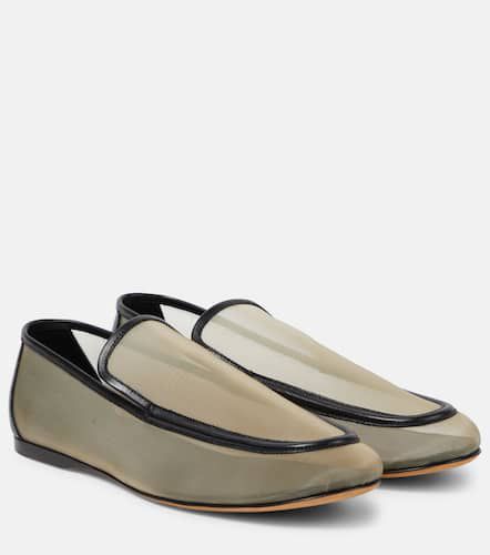 Alessia leather-trimmed mesh loafers - Khaite - Modalova