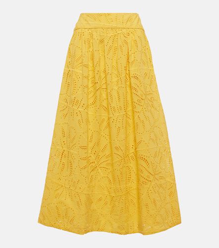 Monstera broderie anglaise maxi skirt - Farm Rio - Modalova