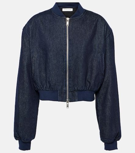 Chaqueta bomber cropped Micky de denim - The Frankie Shop - Modalova