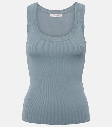 Leisure Siro ribbed-knit crÃªpe tank top - Max Mara - Modalova