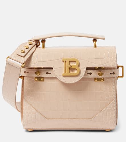 B-Buzz 23 croc-effect leather tote bag - Balmain - Modalova