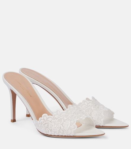 Gianvito Rossi Sandali 85 con pizzo - Gianvito Rossi - Modalova
