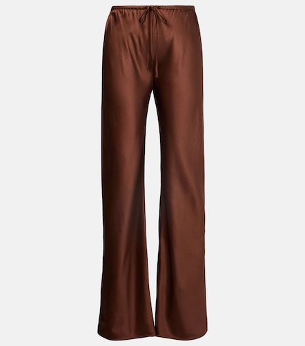 Billie silk-blend straight pants - Veronica Beard - Modalova