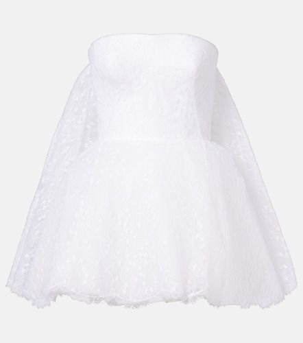 Vestido bustier de encaje con capa - Givenchy - Modalova