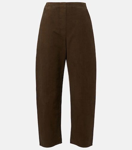 Pantalones barrel Chloe de lona de algodón - Leset - Modalova