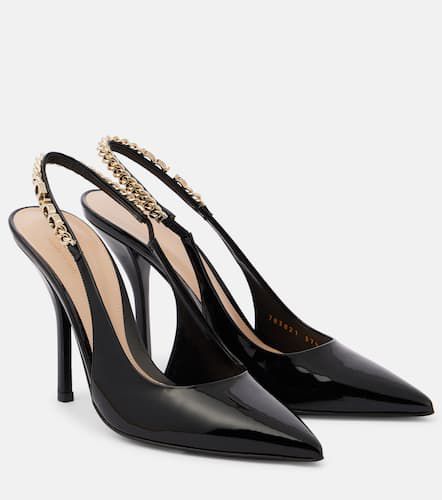 Signoria patent leather slingback pumps - Gucci - Modalova