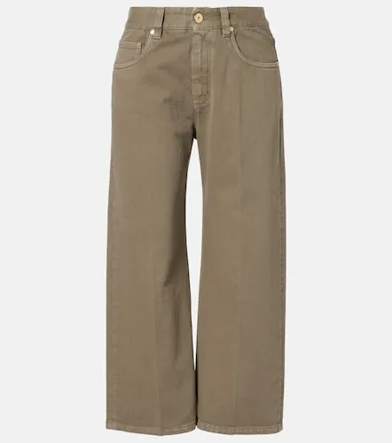Cropped wide-leg jeans - Brunello Cucinelli - Modalova