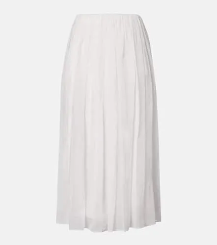 Cotton and tulle midi skirt - Brunello Cucinelli - Modalova