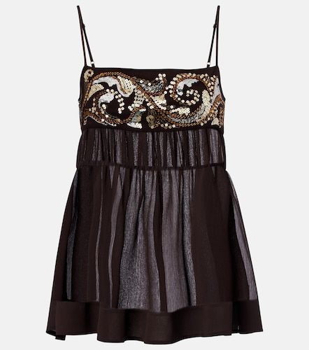 Xu Zhi Sequined chiffon top - Xu Zhi - Modalova