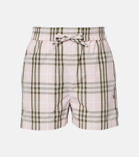Shorts Check de algodón - Burberry - Modalova