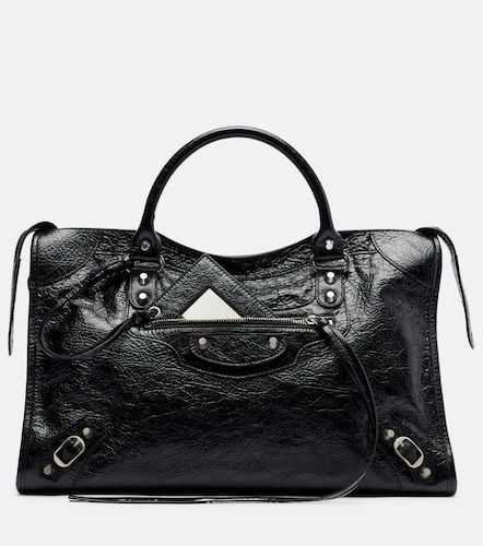 Le City Medium leather top-handle bag - Balenciaga - Modalova
