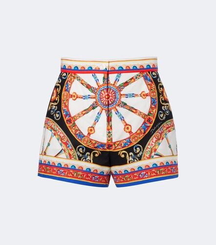 Carretto cotton poplin shorts - Dolce&Gabbana - Modalova