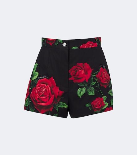 Shorts de algodón florales - Dolce&Gabbana - Modalova
