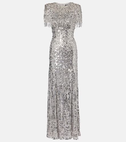 Abito lungo Eugenie con paillettes - Jenny Packham - Modalova