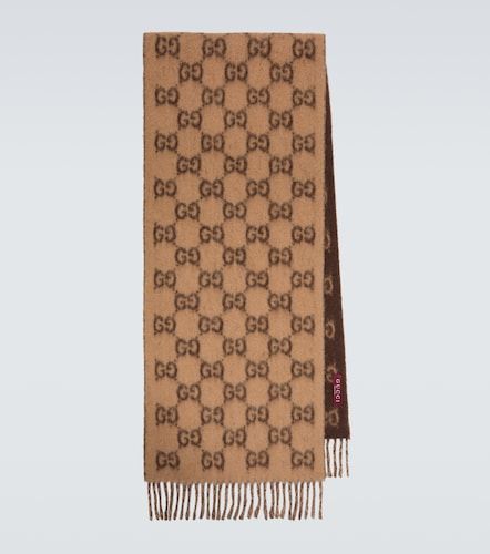 Gucci Bufanda con GG y flecos - Gucci - Modalova
