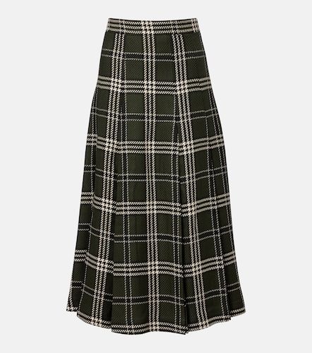 Kensie checked wool-blend midi skirt - Emilia Wickstead - Modalova