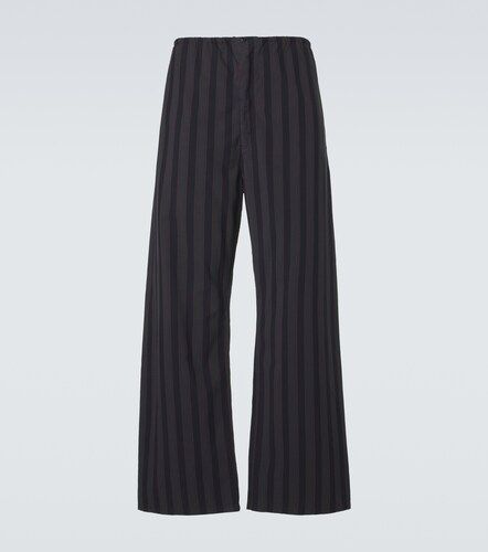 Pantalones anchos de algodón a rayas - Maison Margiela - Modalova
