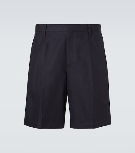 Zegna Bermudas de algodón y lino - Zegna - Modalova