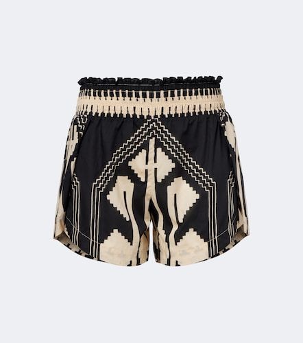 Shorts in cotone con stampa - Johanna Ortiz - Modalova