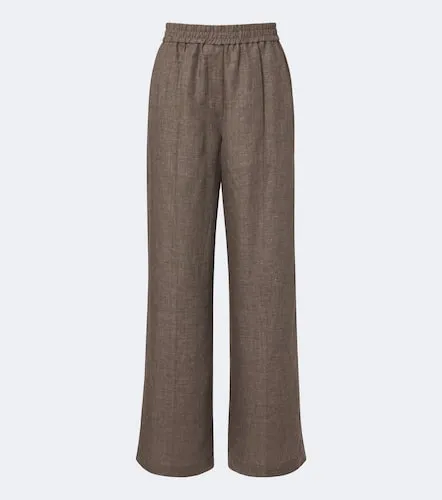 Linen wide-leg pants - Brunello Cucinelli - Modalova
