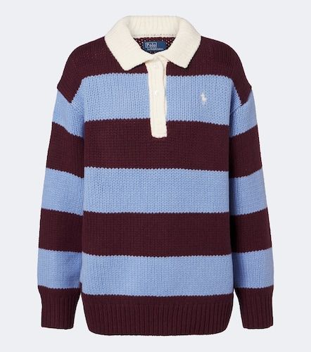 Striped wool-blend polo sweater - Polo Ralph Lauren - Modalova