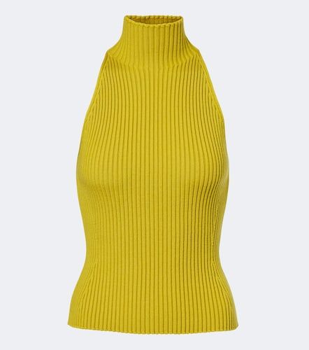 Ribbed-knit wool-blend halterneck top - Alaia - Modalova