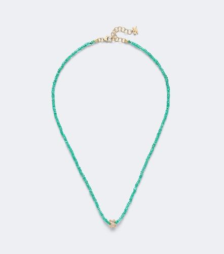 Collar Infinite de oro de 18 ct con esmeraldas y diamantes - Suzanne Kalan - Modalova