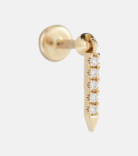 Orecchino singolo Eternity Bar Threaded in 18kt con diamanti - Maria Tash - Modalova