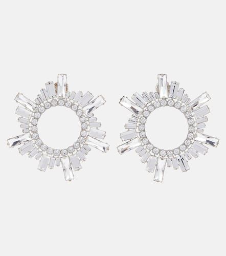 Begum crystal-embellished earrings - Amina Muaddi - Modalova