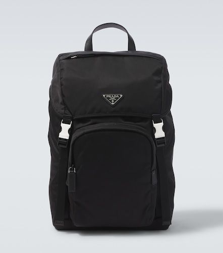 Rucksack aus Re-Nylon mit Leder - Prada - Modalova