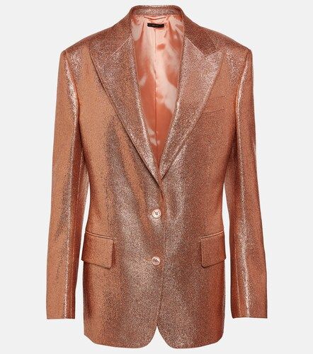 Blazer de sablé iridiscente - Tom Ford - Modalova
