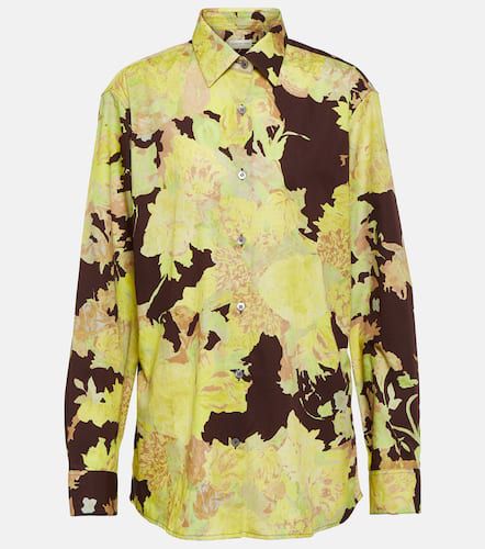 Clavelly printed cotton poplin shirt - Dries Van Noten - Modalova