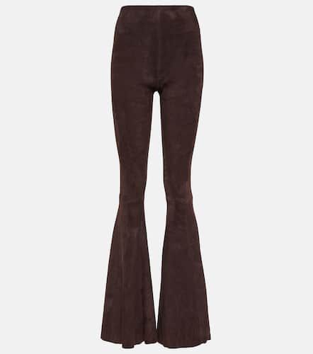 Cherilyn high-rise suede flared pants - Stouls - Modalova