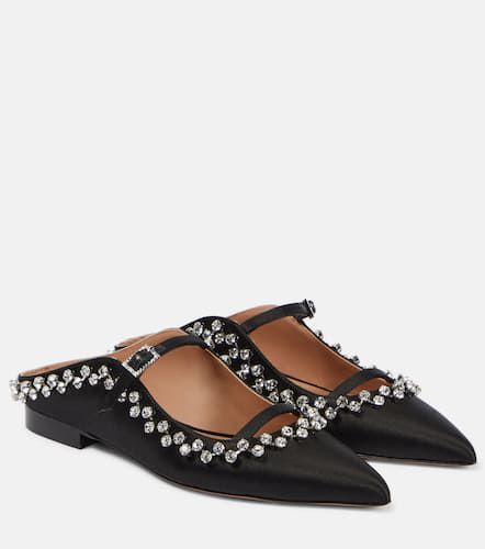 Gala embellished satin mules - Malone Souliers - Modalova