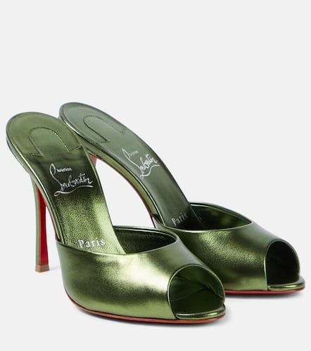 Me Dolly 100 metallic leather mules - Christian Louboutin - Modalova