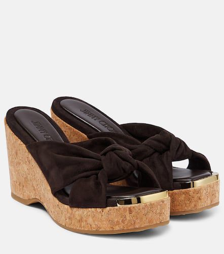 Avenue leather wedge sandals - Jimmy Choo - Modalova