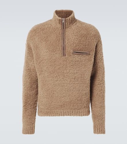 Wool-blend boucl half-zip sweater - Auralee - Modalova