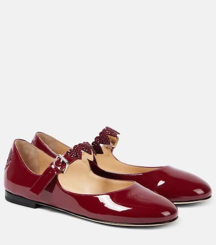 Petit Coeur patent leather Mary Jane flats - Mach & Mach - Modalova