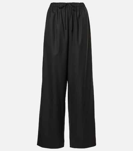 The Row Hubert wool wide-leg pants - The Row - Modalova