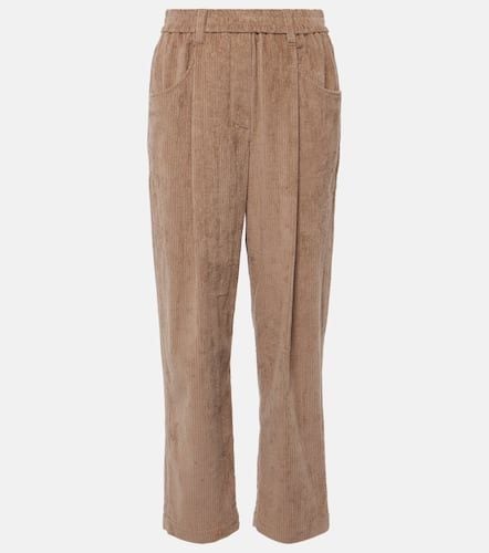 Pleated straight pants - Brunello Cucinelli - Modalova