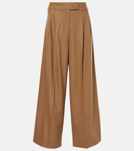 Carmen wool flannel wide-leg pants - 'S Max Mara - Modalova