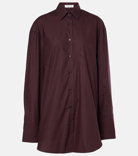 Helen oversized cotton poplin shirt - The Frankie Shop - Modalova