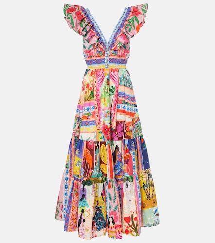 Abito lungo cut-out in cotone - Camilla - Modalova