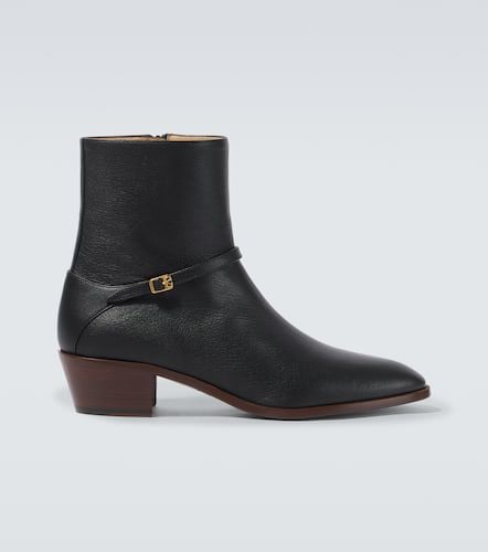 Pat VLogo Signature leather ankle boots - Valentino Garavani - Modalova