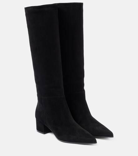 Suede knee-high boots - Gianvito Rossi - Modalova