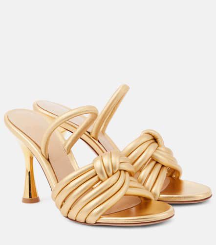 Ottavia metallic leather sandals - Gianvito Rossi - Modalova